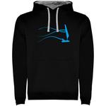 Худи Kruskis Stella Sail Two-Colour, черный - фото