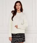 Свитер женский Desigual вязаный, экрю - фото