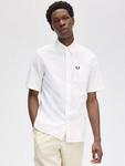 Хлопковая оксфордская рубашка Regular Fit Fred Perry, White - фото 3