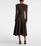 Джерси топ Norma Kamali, коричневый - фото 3