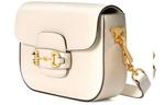 Сумка horsebit 1955 retro shoulder messenger bag 'cream white' Gucci, белый - фото 3