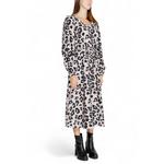 Серое вискозное платье Jacqueline de Yong - фото 4