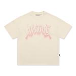 Футболка унисекс WAITINGWAVE, тёмно-фиолетовая - фото