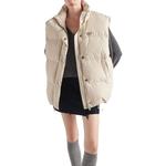 PRADA Куртка-жилет с логотипом, Ecru - фото 6