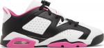 Кроссовки Air Jordan 6 Retro Low GS 'Fierce Pink', белый - фото