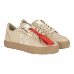 Off White Женские бежево-белые кроссовки Off-White - фото