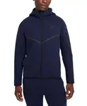 Мужская худи Tech Fleece Full-Zip Windrunner с логотипом Nike, синий - фото 3