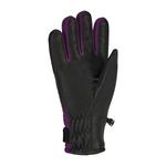 GORDINI Женские перчатки SPRING ПУРПУРНЫЕ/ЧЕРНЫЕ - фото 2