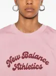 Футболка с логотипом New Balance, розовый - фото 5