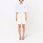 Укороченный топ Miu Miu, синий - фото 2