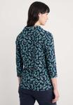 Топ Seasalt Cornwall WAVECREST, Navy Indigo Leaf Maritime/Dark Blue - фото 3