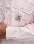 Рубашка Carhartt WIP irwin светло-розового цвета - фото 2