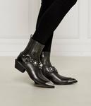 Кожаные ковбойские сапоги Pinko, черный - фото 2