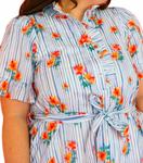 Уиллоу цветочное мини-платье в мульти Entro - фото 3