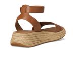 Сандалии FitFlop F-Mode Espadrille Leather Flatform A/Strap Sandals, Deep Tan - фото 5