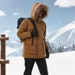 NORTHLAND Унисекс пуховик, Burnt Tea Brown - фото 11