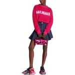 Джемпер с лого джаккард BALMAIN, розовый - фото 5