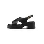 Сандалии с одним ремешком женские FIVE PLUS, Black - фото