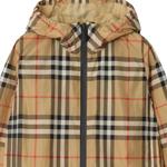 Детский топ Burberry, бежевый - фото 4