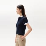 Женская поло Tommy Hilfiger, синий - фото 7