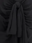 Драпированное платье Alaïa, черный - фото 3