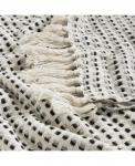 Плед Kennedy Woven Throw Blanket I 50"x 70" IHI Home, Light beige - фото 5