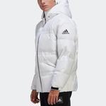 Пуховик мужской белый Adidas, белый - фото 5