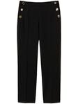 TWINSET брюки с декорированными пуговицами, черный - фото