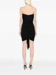 Платье мини Bezel Christopher Esber, черный - фото 4