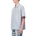 Рубашка с анаграммным принтом LOEWE, синий - фото 3