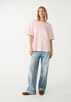 Футболка Stradivarius Basic T-shirt, Light Pink - фото 2
