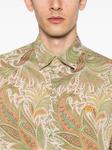 Рубашка с принтом пейсли ETRO, зеленый - фото 3