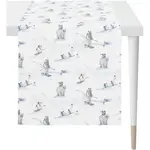 Скатерть 5800 Apelt, синий/белый - фото