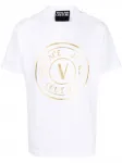 Футболка с логотипом Versace Jeans Couture, белый - фото