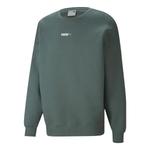 Свитер small logo crew neck sweatshirt ' green' Puma, зеленый - фото