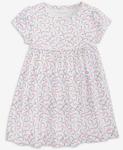 Детское платье для девочек 2T-4T с принтом в виде сердечек First Impressions, Angel White - фото