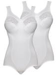 SUSA Корсет 'Basic' в белом цвете - фото