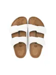Сандалии Arizona Birkenstock Kids, белый - фото 3