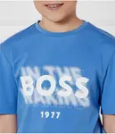 Футболка Regular fit Boss Kidswear, синий - фото 4