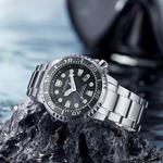 CITIZEN Часы Glacier Collection Light Powered Quartz Movement Stainless Steel Strap Watch Unisex Black Dial - фото 6