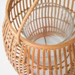 Фонарь, бамбук, 29 см, HÖVISK IKEA - фото 2