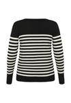 Кардиган Kaffe Curve LIZZY STRIPE, Black/Turtledove Half Stripe/Black - фото 6
