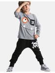 Спортивная куртка Denokids SeHappy Pirate, цвет light grey - фото