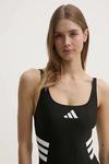 Купальник слитный Adidas 3-Stripes U-back, черный - фото 5