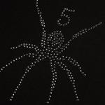 Футболка Sp5der TM Rhinestone Tee, Black - фото 3