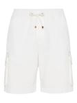 Brunello Cucinelli шорты карго, белый - фото