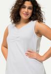 Топ CURLY HEM TANK Ulla Popken, белый - фото 5