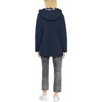 Утепленное пальто с капюшоном WOOLRICH, синий - фото 5