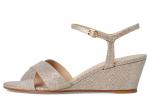 Туфли Stuart Weitzman Dayna Demi Wedge, Poudre - фото 4