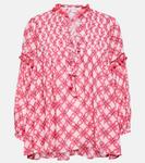 Блузка Clara с принтом POUPETTE ST BARTH, розовый - фото